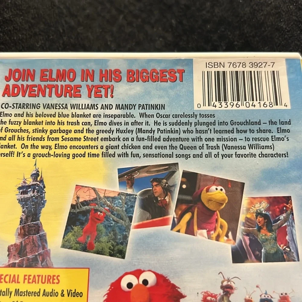 🌞 The Adventures of ELMO in Grouchland Elmo’s 1st movie DVD 73 min Columbia